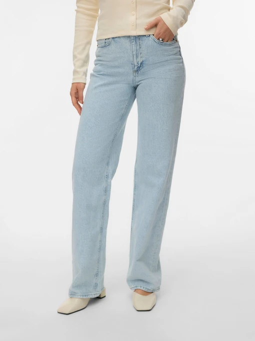 Джинсы Vero Moda TESSA HR WIDE JEANS RA3052 GA модель 10345321_Light Blue Denim Фото