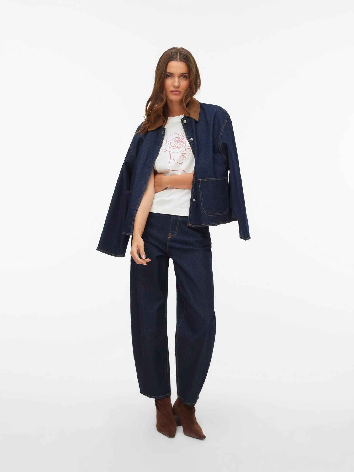 Футболки и поло Vero Moda THEA METTE SS TOP модель 10346290_Snow White ROSE LADY Футболки и поло Vero Moda THEA METTE SS TOP модель 10346290_Snow White ROSE LADY Фото