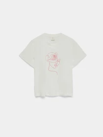 Футболки и поло Vero Moda THEA METTE SS TOP модель 10346290_Snow White ROSE LADY Фото