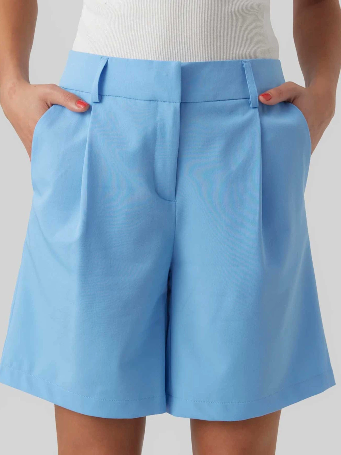 Шорти Vero Moda ZELDA HW LOOSE SHORTS модель 10259210_Brunnera Blue Фото