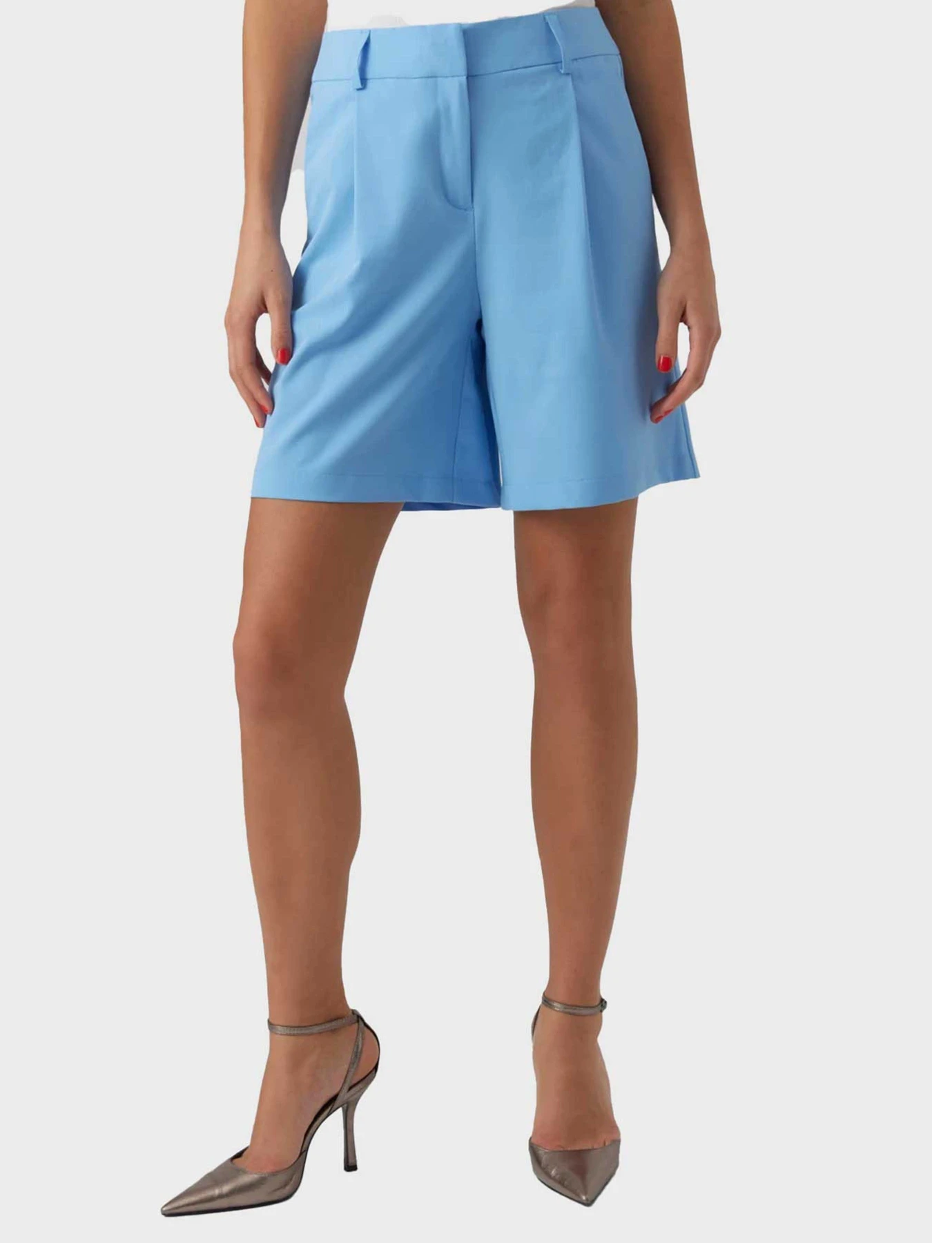 Шорти Vero Moda ZELDA HW LOOSE SHORTS модель 10259210_Brunnera Blue Фото