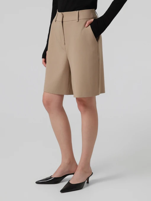 Шорты Vero Moda ZELDA HW LOOSE SHORTS модель 10259210_Silver Mink Фото