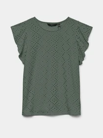 Футболки и поло Vero Moda TASSA SL FRILL TOP модель 10286067_Laurel Wreath Фото