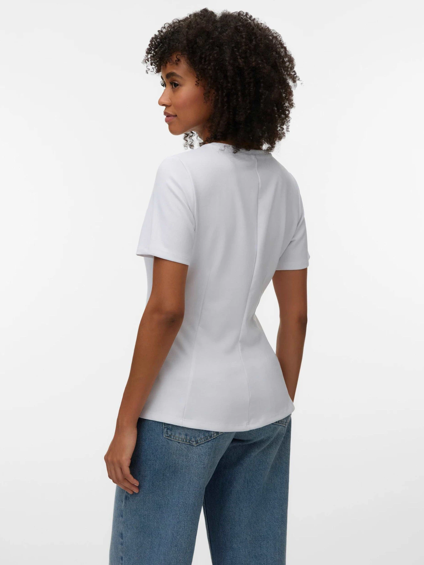 Футболки і поло Vero Moda ABBY SS PEPLUM TOP модель 10344131_Bright White Футболки і поло Vero Moda ABBY SS PEPLUM TOP модель 10344131_Bright White Фото