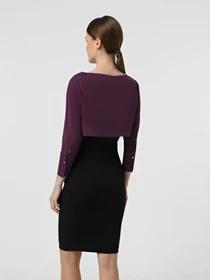 Платья Vero Moda модель 31637C507092_фіолетовий з чорним Фото