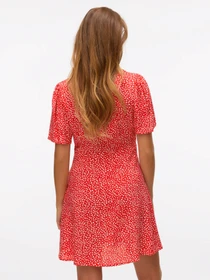 Сукні Vero Moda ALBA SS SHORT DRESS модель 10292845_Fiery Red Joey Dot Фото