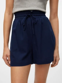 Шорти Vero Moda MYMILO HW PAPERBAG SHORTS модель 10303668_Navy Blazer Фото