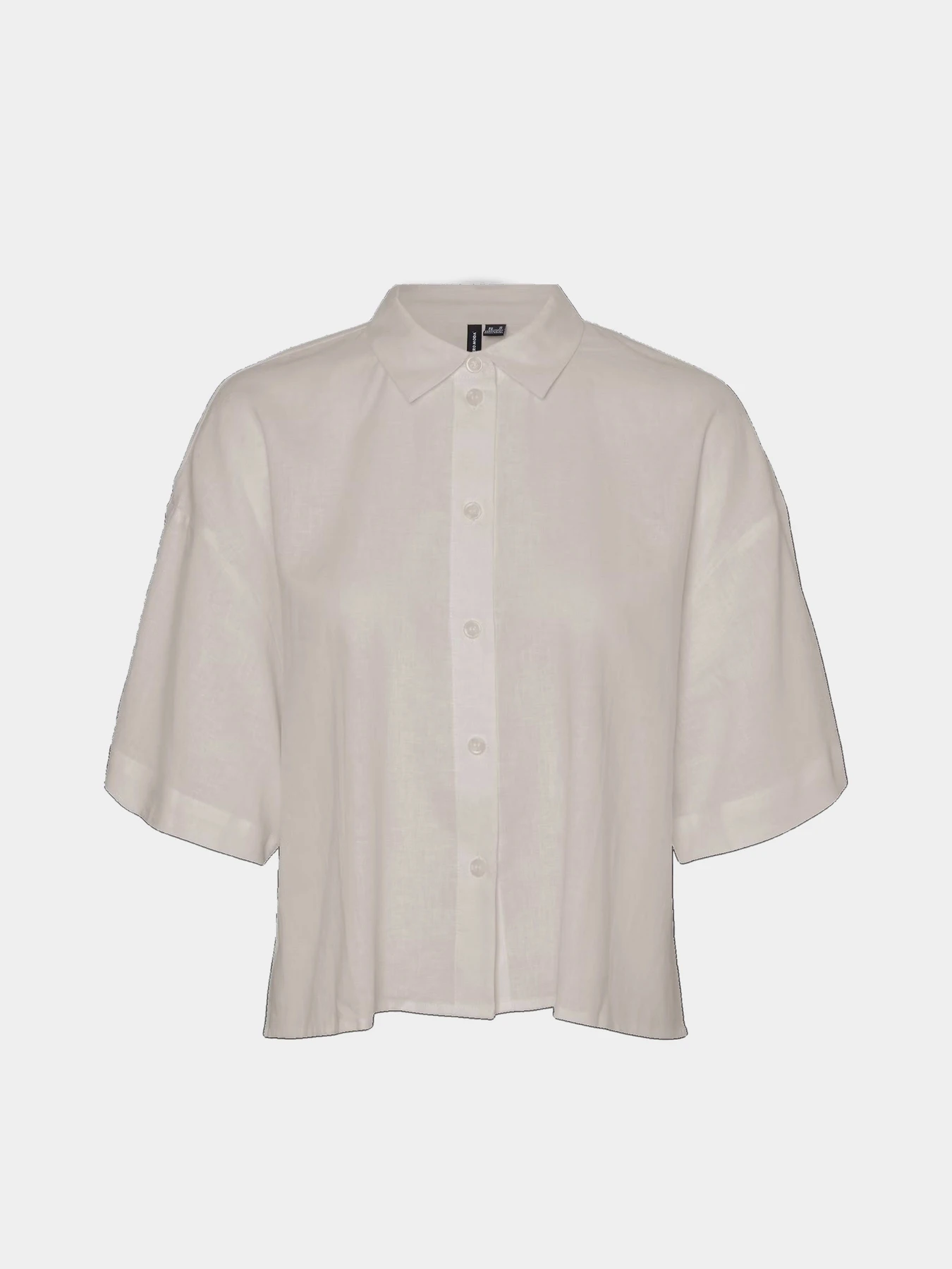 Сорочки Vero Moda LINN 2/4 SHORT SHIRT модель 10306820_Moonbeam Фото