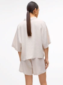 Сорочки Vero Moda LINN 2/4 SHORT SHIRT модель 10306820_Moonbeam Фото