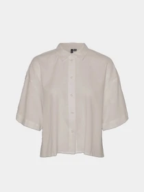 Сорочки Vero Moda LINN 2/4 SHORT SHIRT модель 10306820_Moonbeam Фото