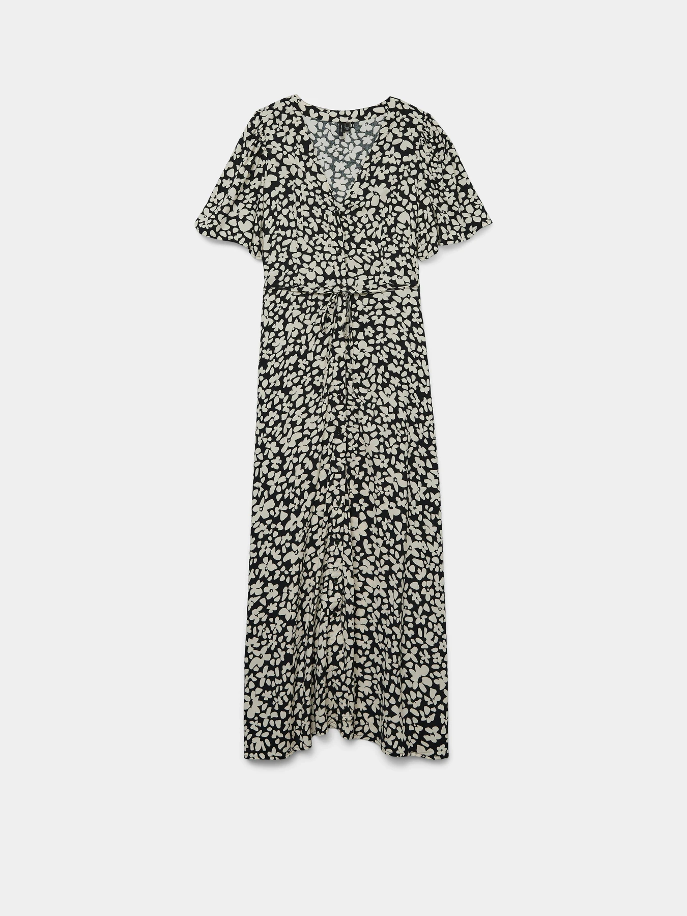 Платья Vero Moda ALBA SS CALF DRESS модель 10330301_Black Sussie Snow White Платья Vero Moda ALBA SS CALF DRESS модель 10330301_Black Sussie Snow White Фото