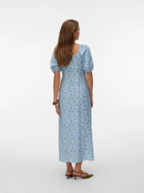 Платья Vero Moda JOSIE 2/4 TIE ANKLE DRESS модель 10341593_Cashmere Blue Blue molly Фото