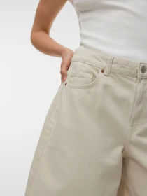 Шорты Vero Moda HADLEY MR BERMUDA DENIM  SHORT модель 10342092_Ecru Фото