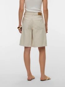 Шорты Vero Moda HADLEY MR BERMUDA DENIM  SHORT модель 10342092_Ecru Фото