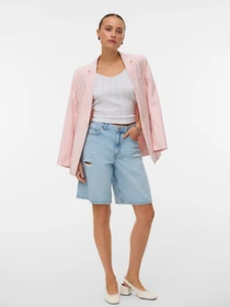 Шорты Vero Moda HADLEY MR BERMUDA DENIM  SHORT модель 10342092_Light Blue Denim Фото
