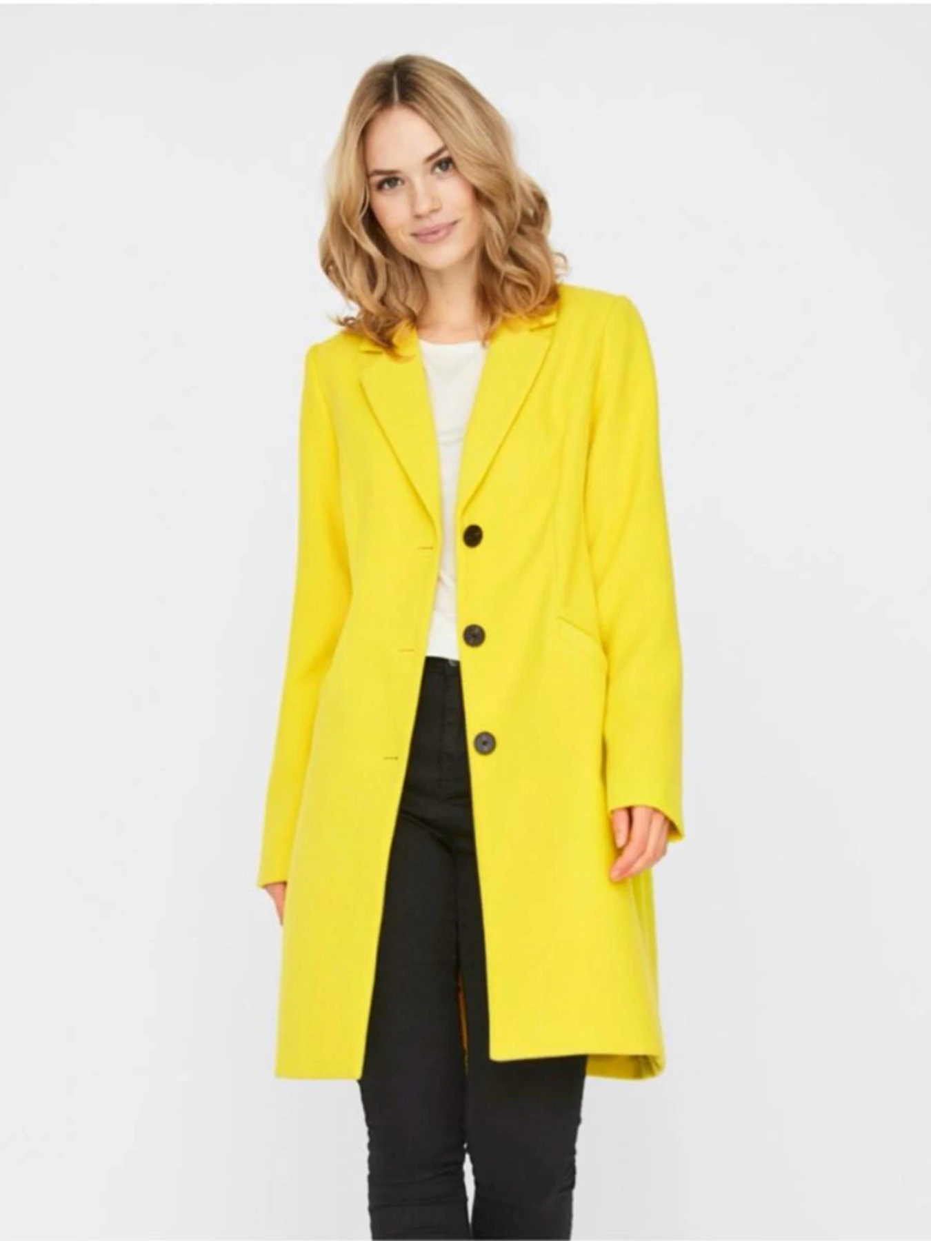 Пальта та плащі Vero Moda модель 10230750_жовтий Пальта та плащі Vero Moda модель 10230750_жовтий Фото