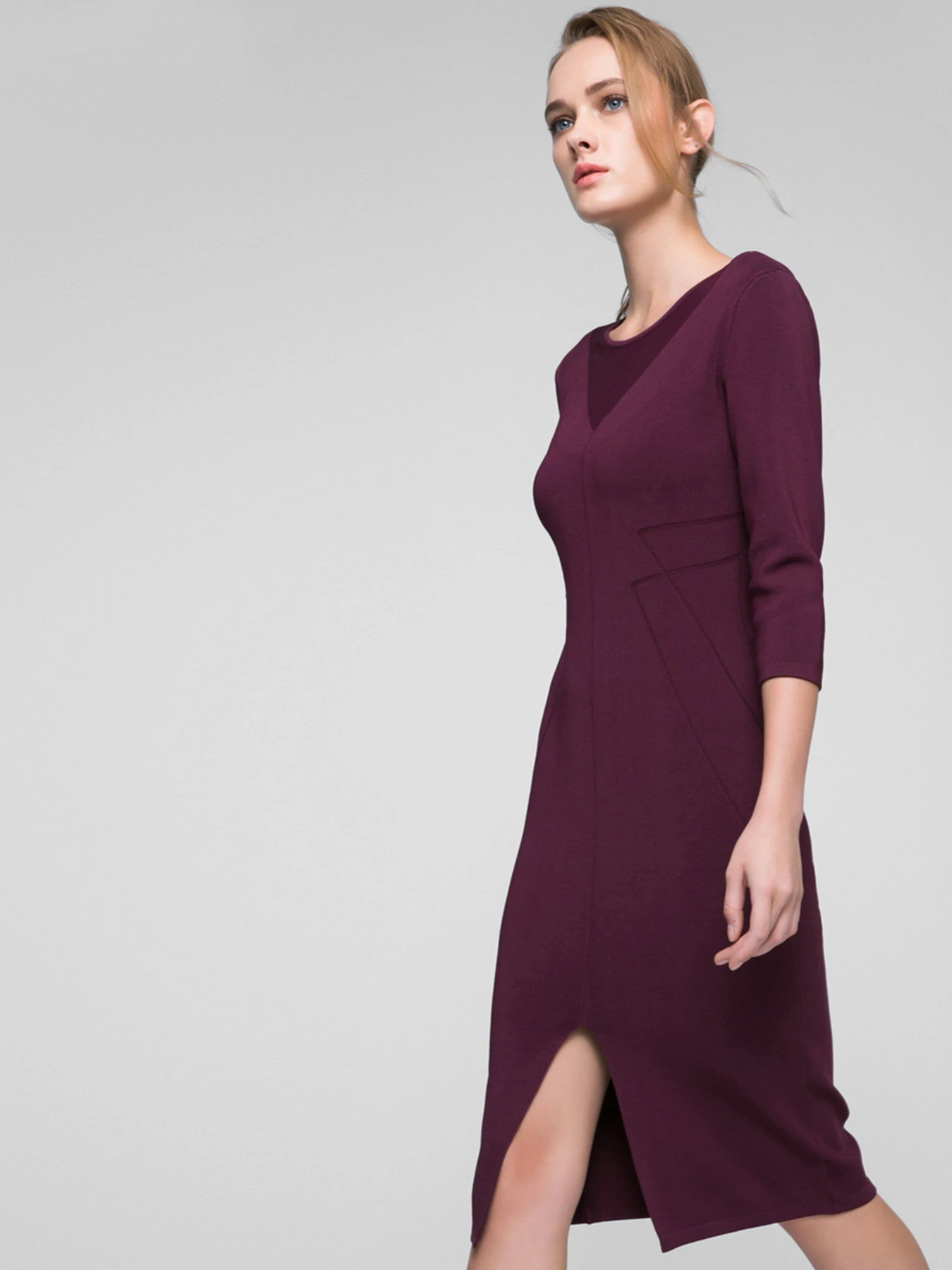 Платья Vero Moda модель 316446511092_т.бордовий Фото