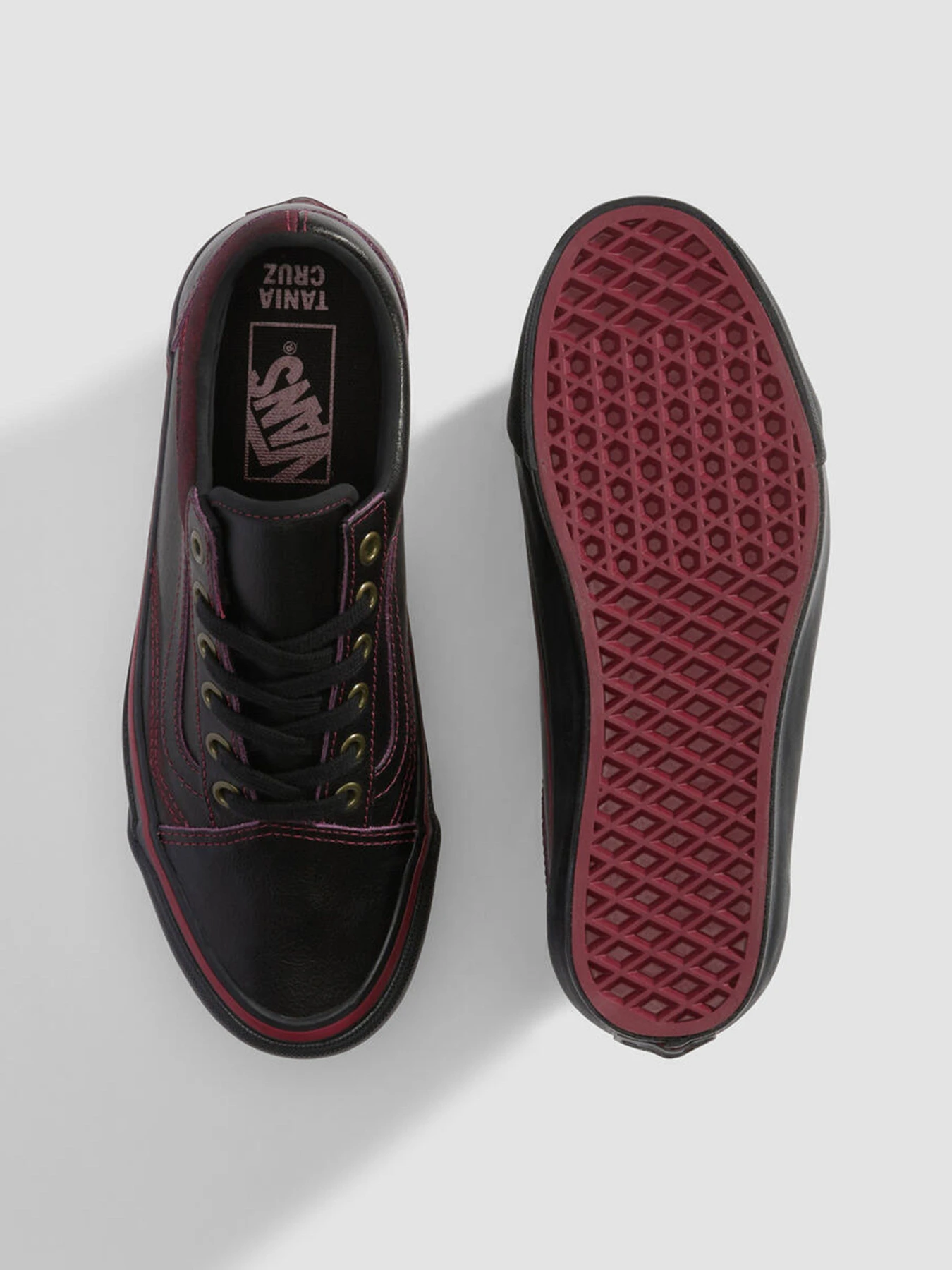 Кеди Vans Old Skool Leather модель VN000EDAKRK1 Кеди Vans Old Skool Leather модель VN000EDAKRK1 Фото