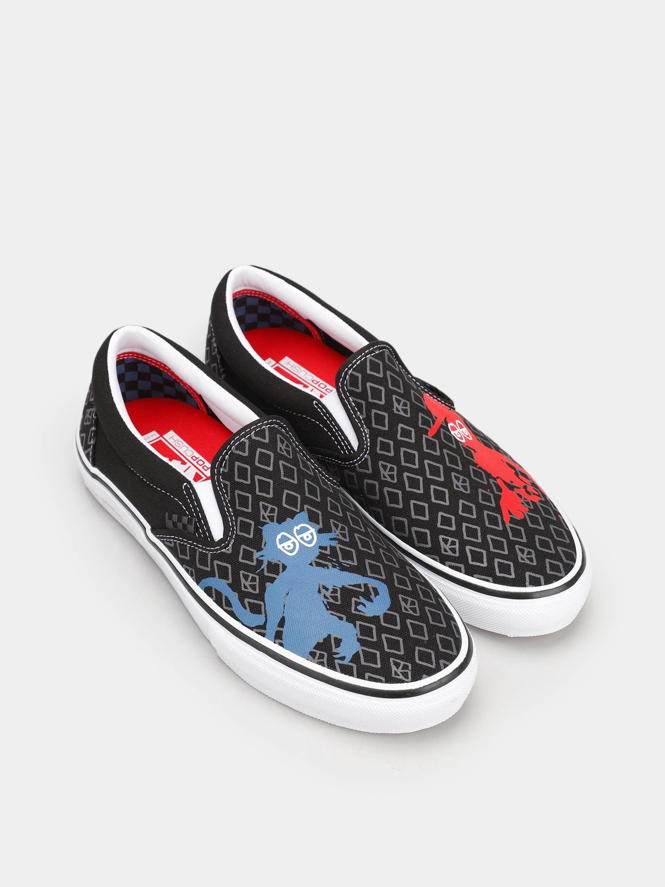 Слипоны и мокасины Vans Krooked By Natas модель VN0A5FCAAPM1 Слипоны и мокасины Vans Krooked By Natas модель VN0A5FCAAPM1 Фото