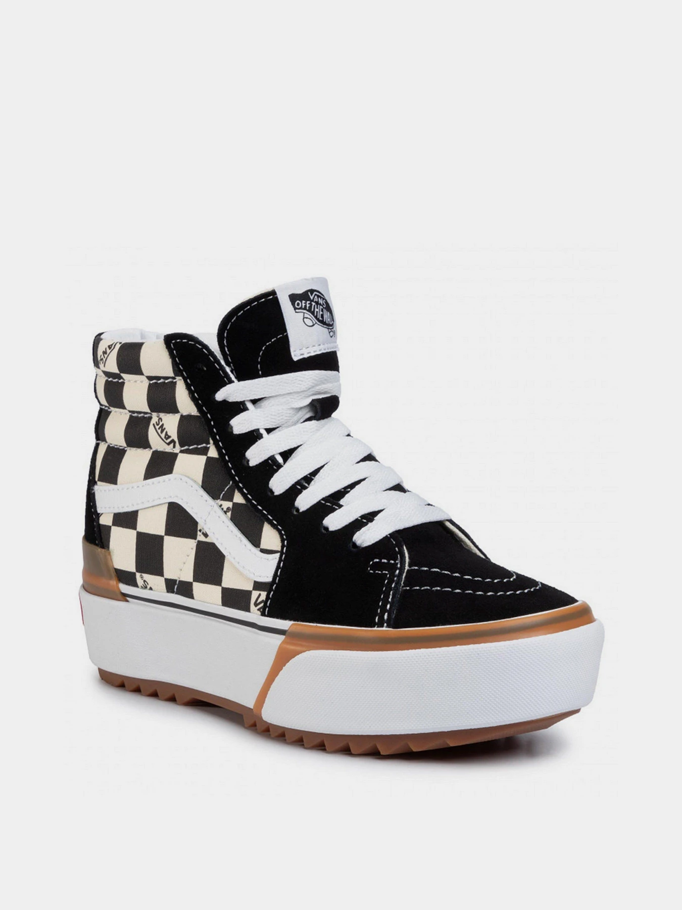 Кеды Vans Checkerboard Sk8-Hi Stacked модель VN0A4BTWVLV1 Фото