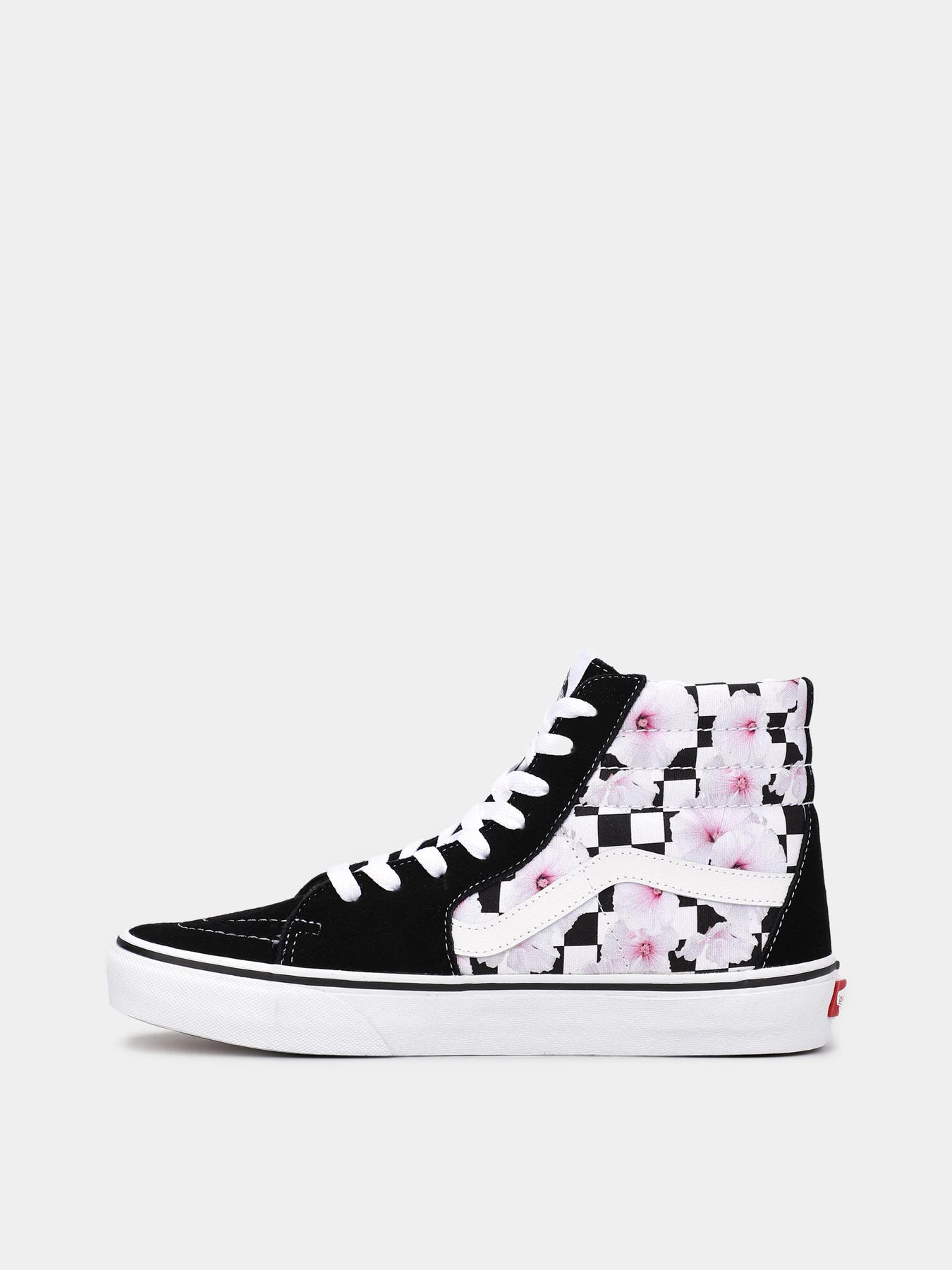 Кеды Vans Sk8-Hi Hibiscus Check модель VN0007NSBLK1 Кеды Vans Sk8-Hi Hibiscus Check модель VN0007NSBLK1 Фото
