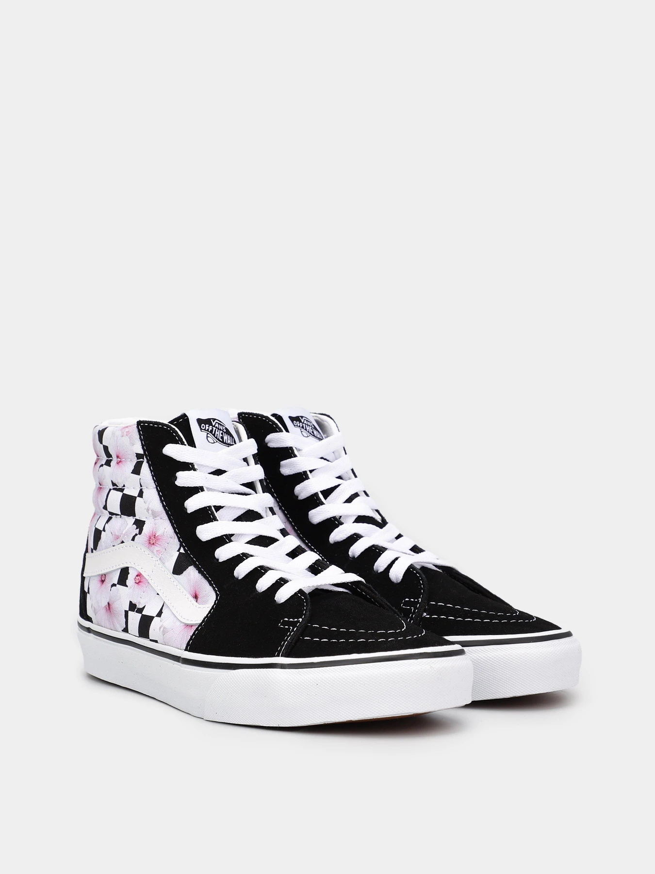 Кеды Vans Sk8-Hi Hibiscus Check модель VN0007NSBLK1 Кеды Vans Sk8-Hi Hibiscus Check модель VN0007NSBLK1 Фото