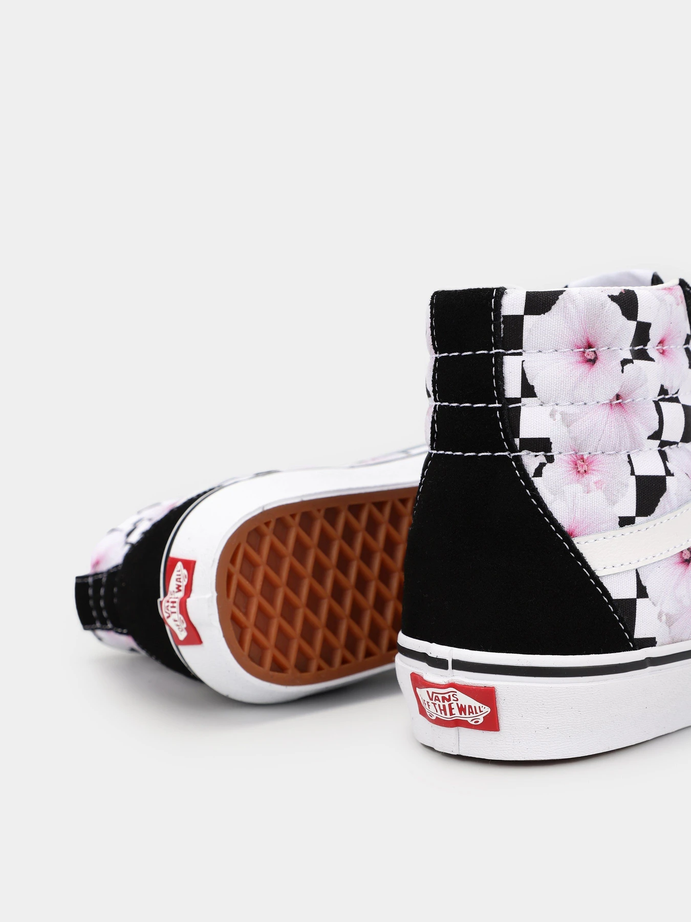 Кеды Vans Sk8-Hi Hibiscus Check модель VN0007NSBLK1 Кеды Vans Sk8-Hi Hibiscus Check модель VN0007NSBLK1 Фото