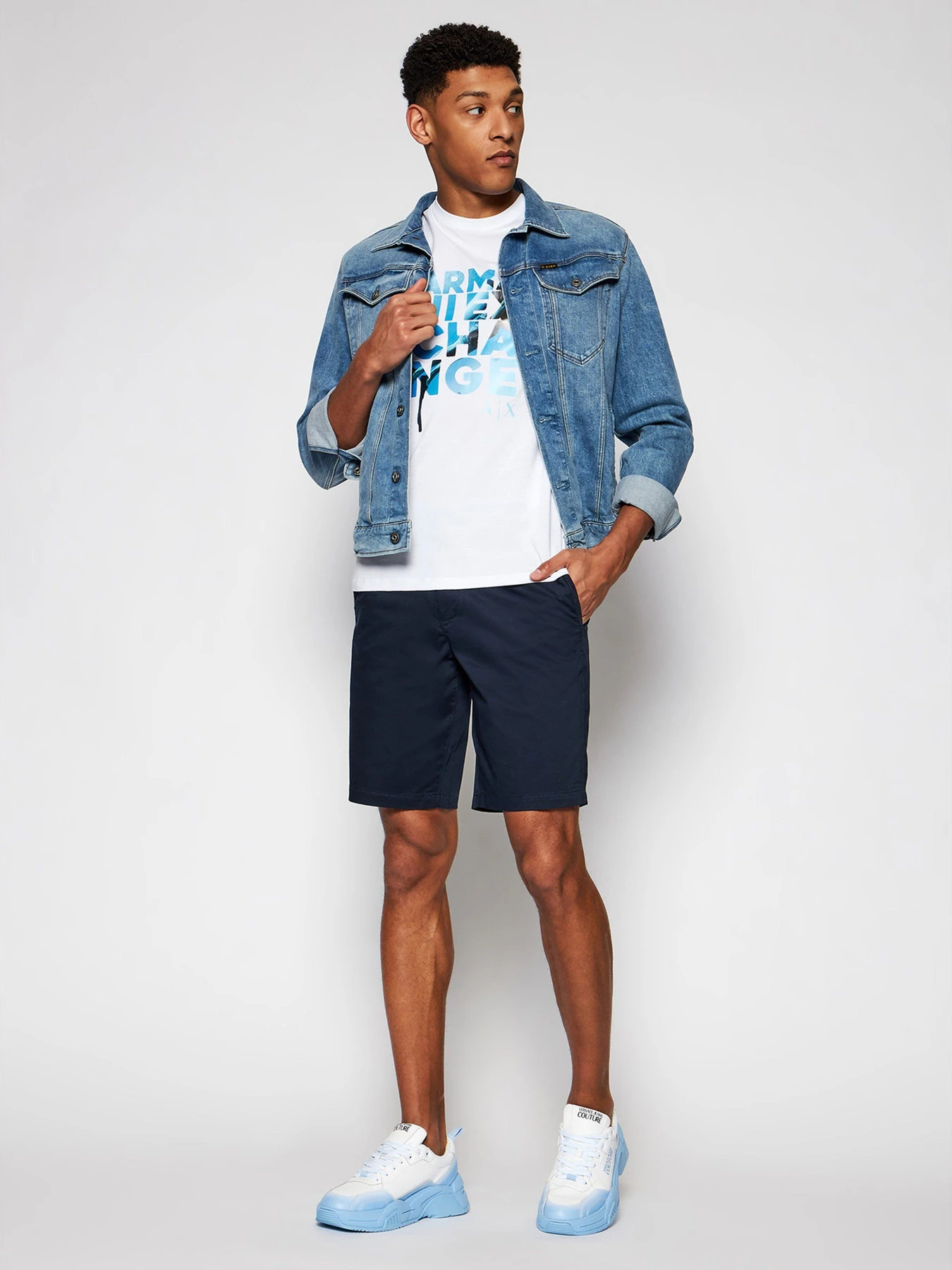 Шорты Armani Exchange модель 8NZS42-ZNMTZ-1583 Шорты Armani Exchange модель 8NZS42-ZNMTZ-1583 Фото
