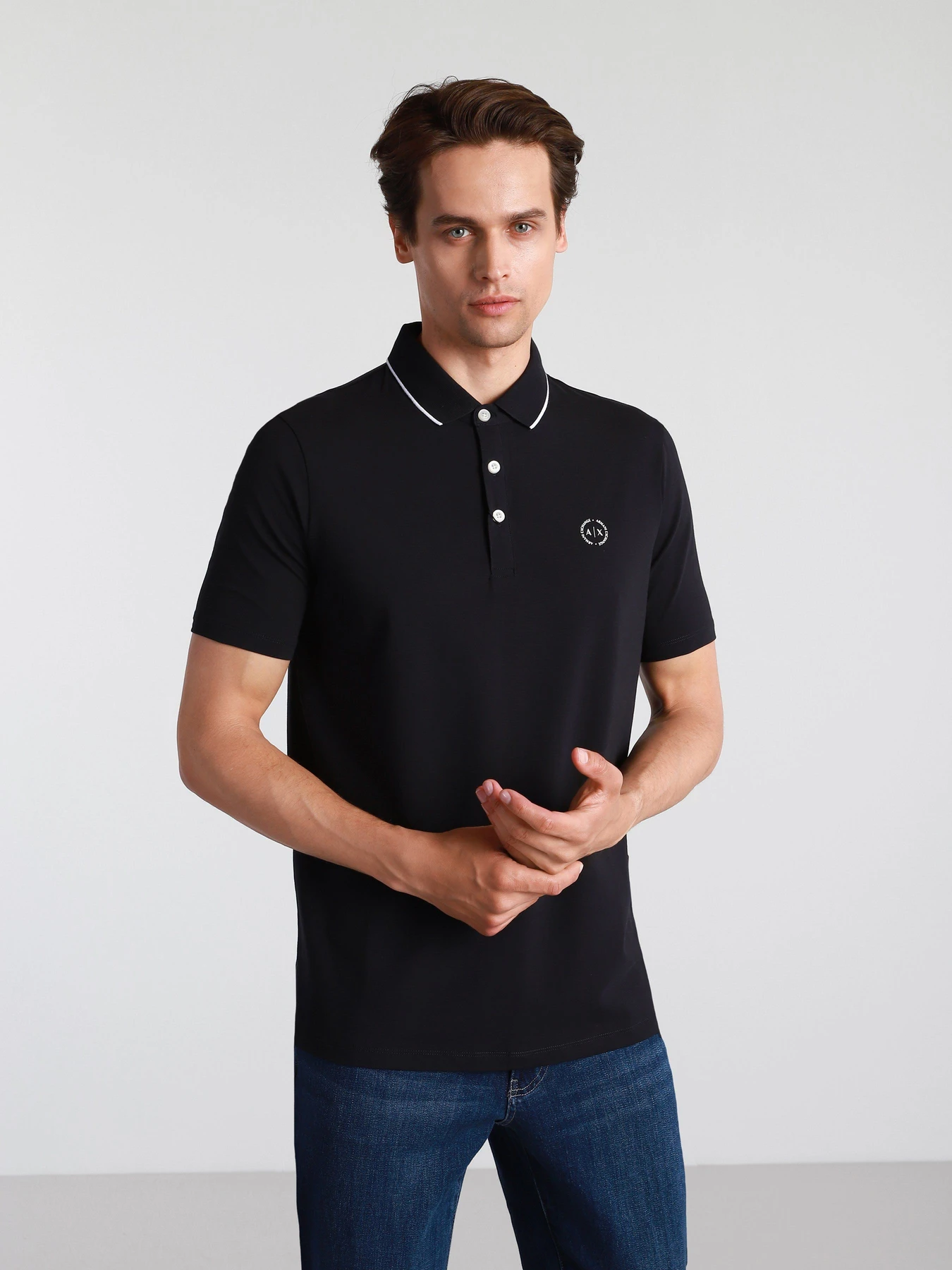 Футболки и поло Armani Exchange модель 8NZF70-Z8M9Z-1510 Футболки и поло Armani Exchange модель 8NZF70-Z8M9Z-1510 Фото