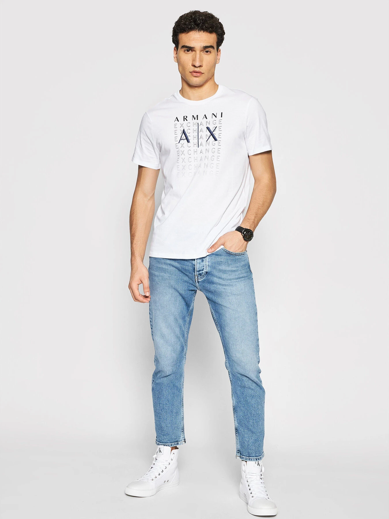 Футболки і поло Armani Exchange модель 6KZTBW-ZJV5Z-1100 Фото