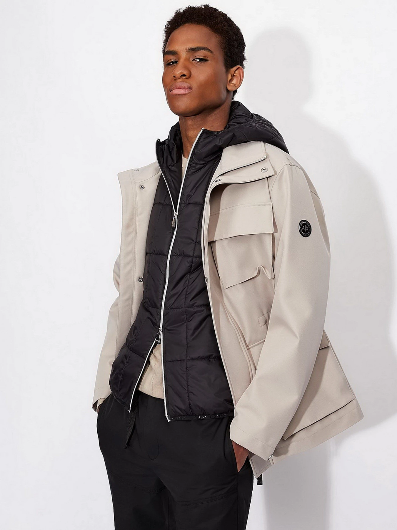 Пальто и плащи Armani Exchange модель 6KZK09-ZNJVZ-2700 Фото