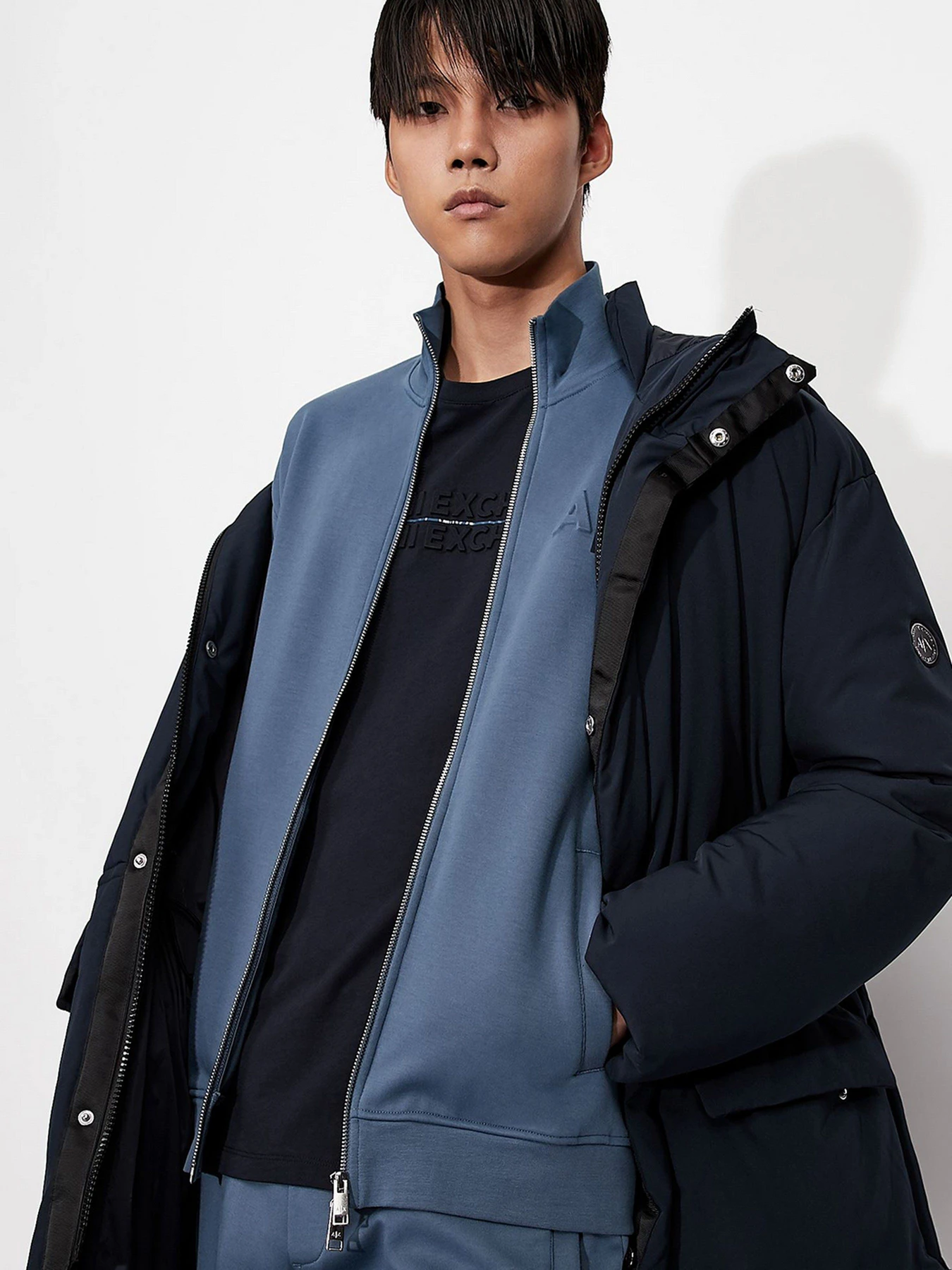 Футболки и поло Armani Exchange модель 6KZTFM-ZJH4Z-1510 Фото