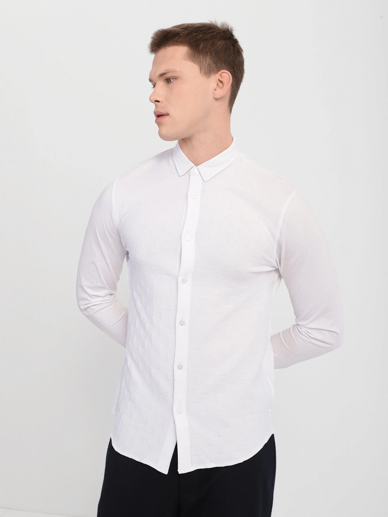 Рубашки Armani Exchange модель 6KZCAF-ZJ2ZZ-1100 Рубашки Armani Exchange модель 6KZCAF-ZJ2ZZ-1100 Фото