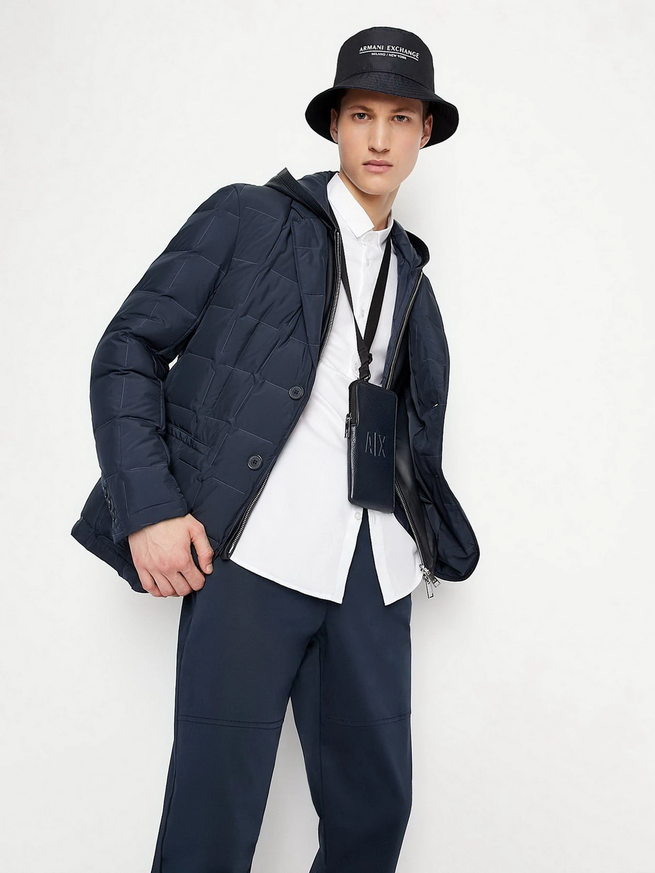 Рубашки Armani Exchange модель 3LZC41-ZNAUZ-1100 Рубашки Armani Exchange модель 3LZC41-ZNAUZ-1100 Фото