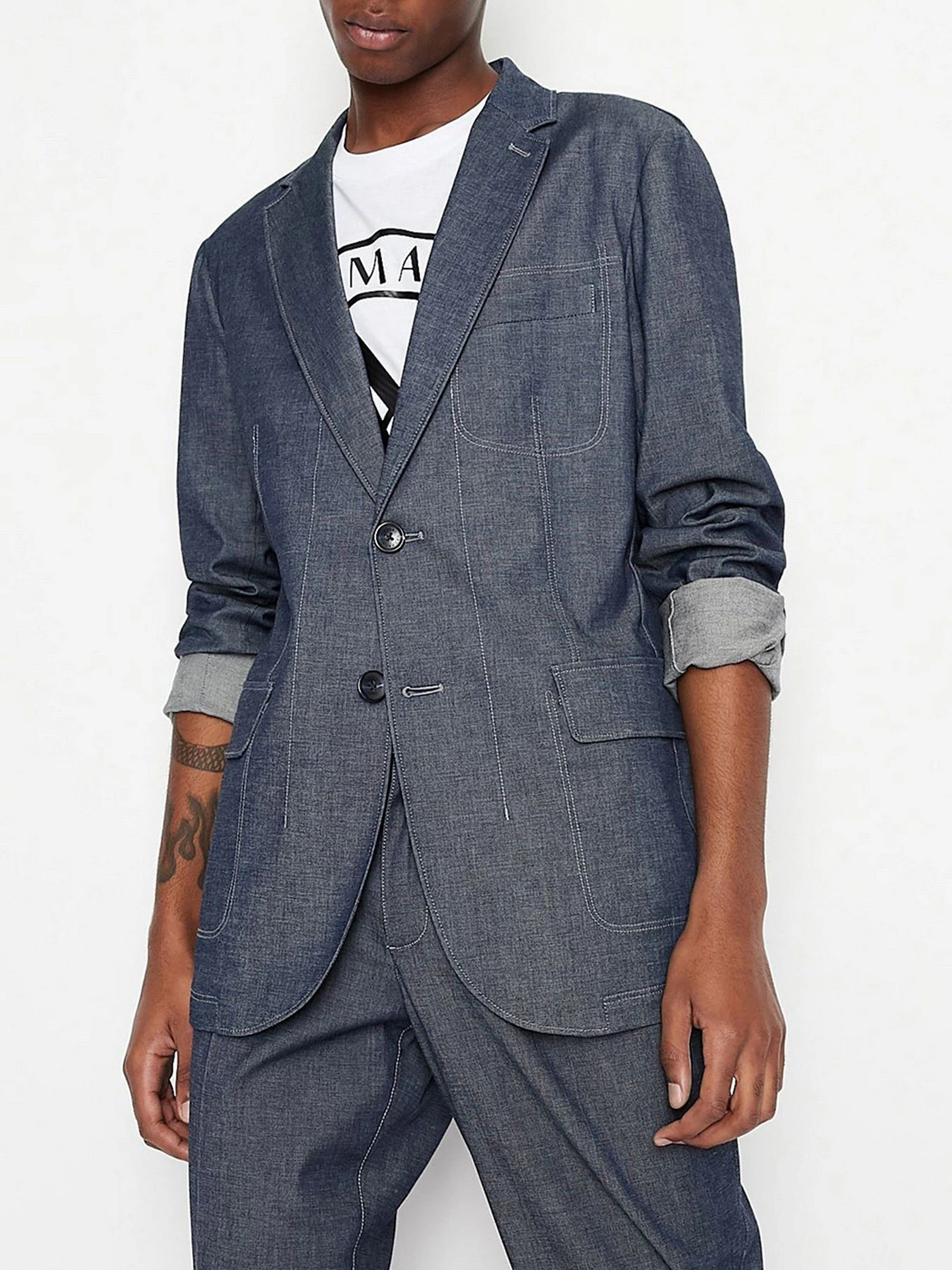 Пиджаки Armani Exchange модель 3LZGG1-Z1MMZ-1500 Пиджаки Armani Exchange модель 3LZGG1-Z1MMZ-1500 Фото