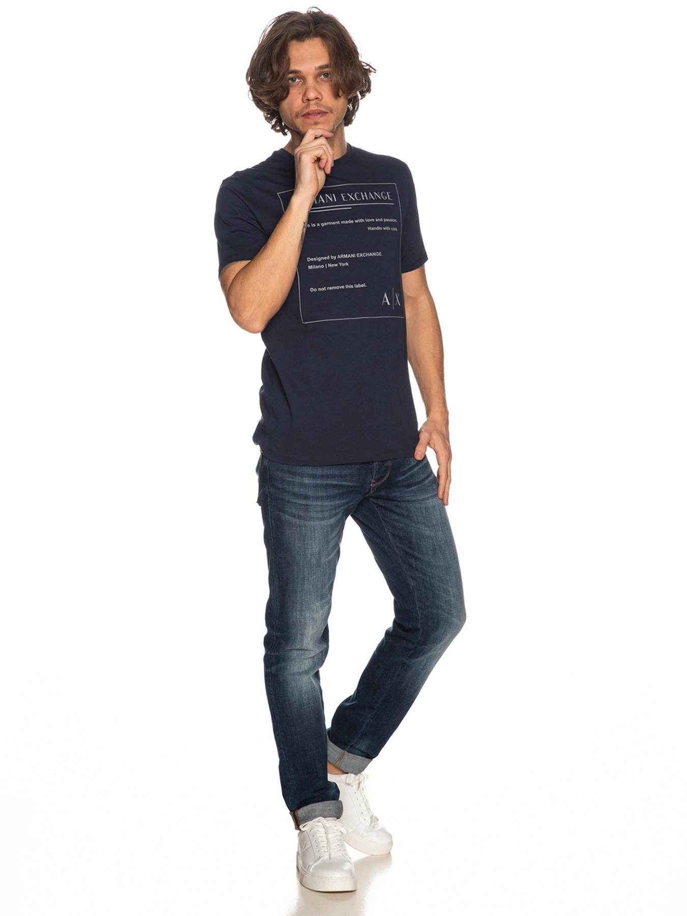 Футболки и поло Armani Exchange модель 3LZTHD-ZJH4Z-15BA Футболки и поло Armani Exchange модель 3LZTHD-ZJH4Z-15BA Фото