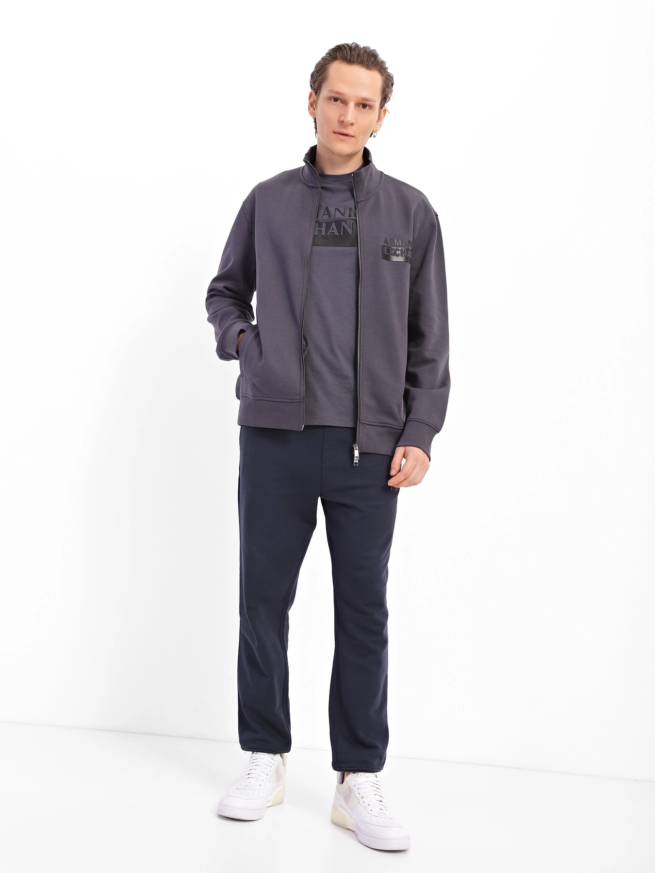 Худи и свитшоты Armani Exchange модель 6LZMBF-ZJCAZ-1978 Худи и свитшоты Armani Exchange модель 6LZMBF-ZJCAZ-1978 Фото