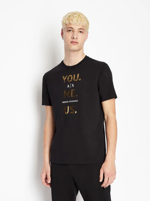 Футболки и поло Armani Exchange YOU.ME.US. модель 6LZTAX-ZJFCZ-1200 Фото