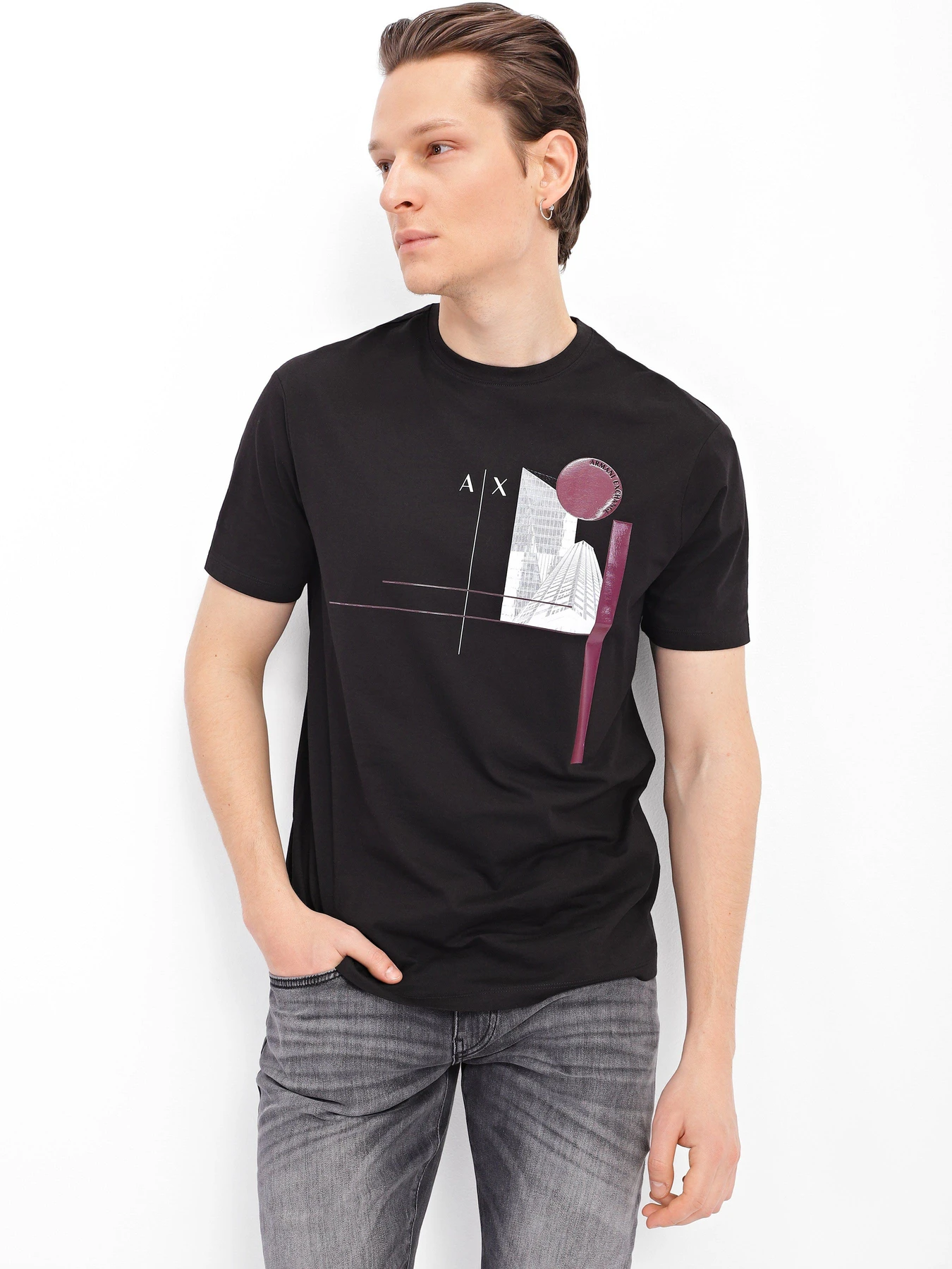 Футболки и поло Armani Exchange модель 6LZTHJ-ZJBVZ-1200 Футболки и поло Armani Exchange модель 6LZTHJ-ZJBVZ-1200 Фото