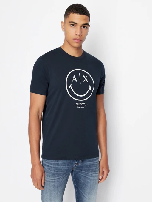 Футболки и поло Armani Exchange Smile модель 6LZTJS-ZJ8EZ-1510 Фото