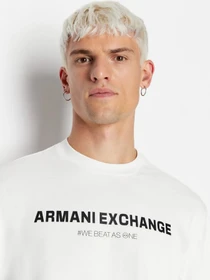 Футболки и поло Armani Exchange We beats as one модель 6RZMHM-ZJDHZ-1116 Фото