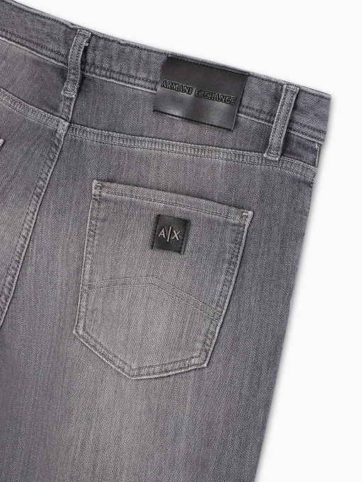 Бавовняні Чоловічі Прямі джинси Armani Exchange фото 3