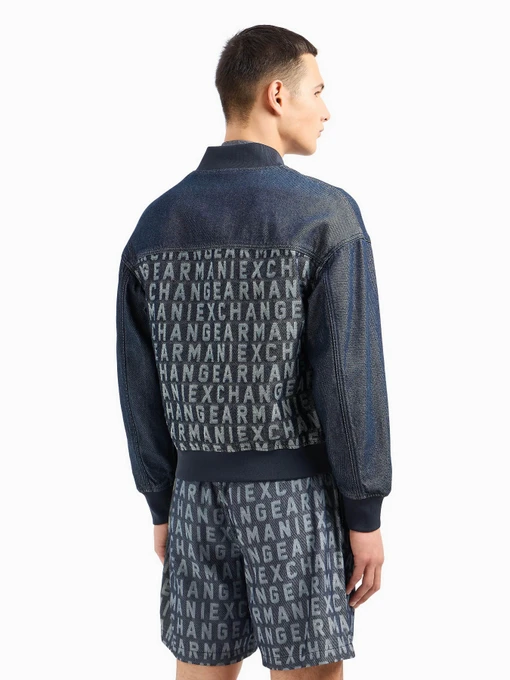 Бавовняна Чоловіча Джинсова куртка Armani Exchange фото 2