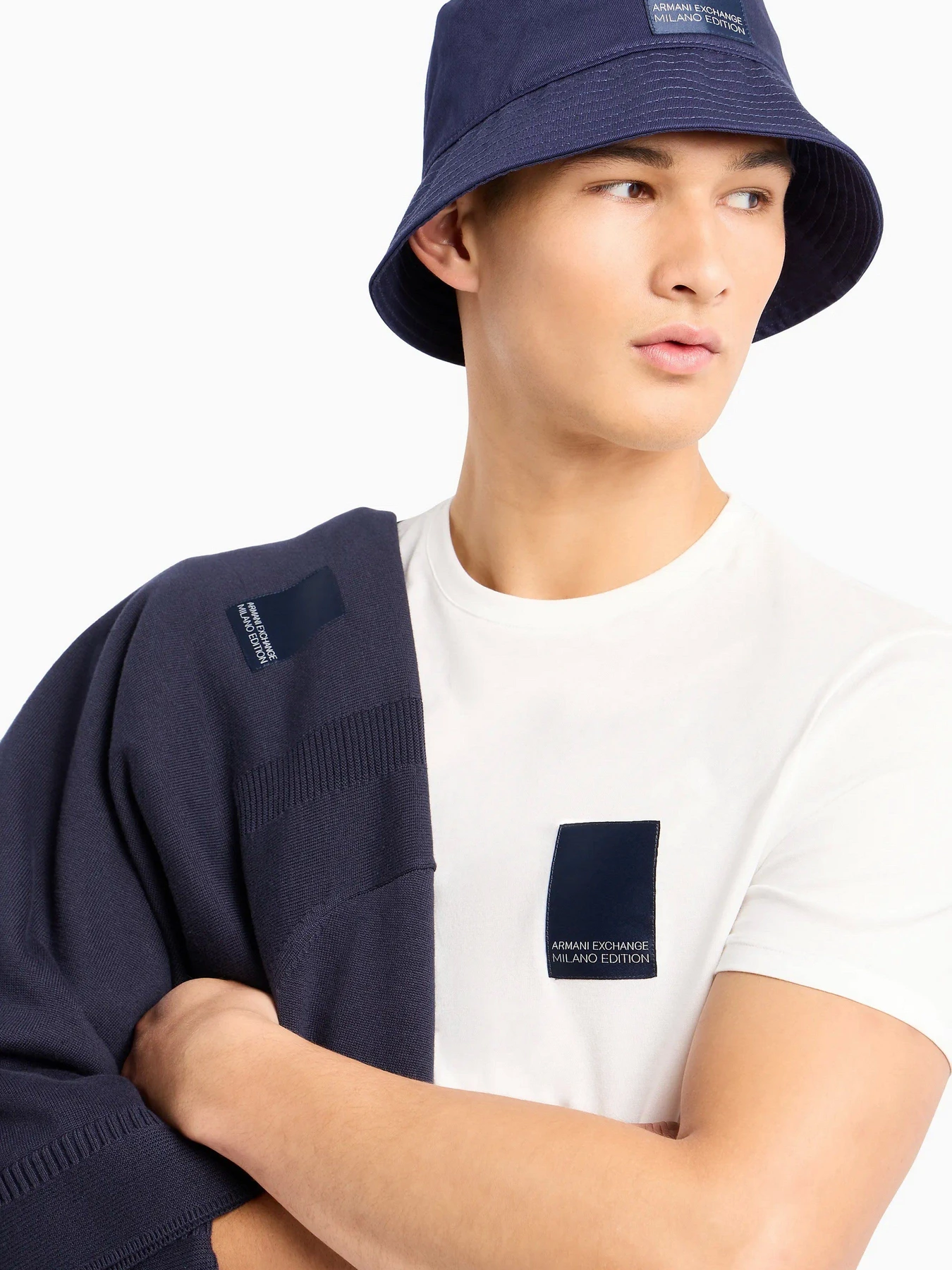 Футболки и поло Armani Exchange Milano Edition модель 3DZTHM-ZJ8EZ-1116 Фото