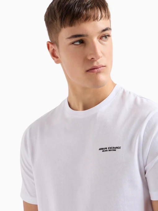 Бавовняна Чоловіча Футболка Armani Exchange фото 3