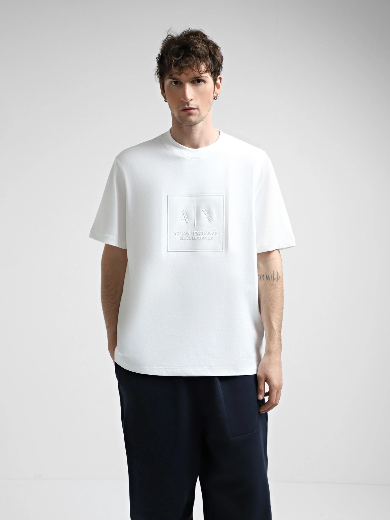 Футболки и поло Armani Exchange Black Edition модель XM000089-AF10361-U0009 Футболки и поло Armani Exchange Black Edition модель XM000089-AF10361-U0009 Фото
