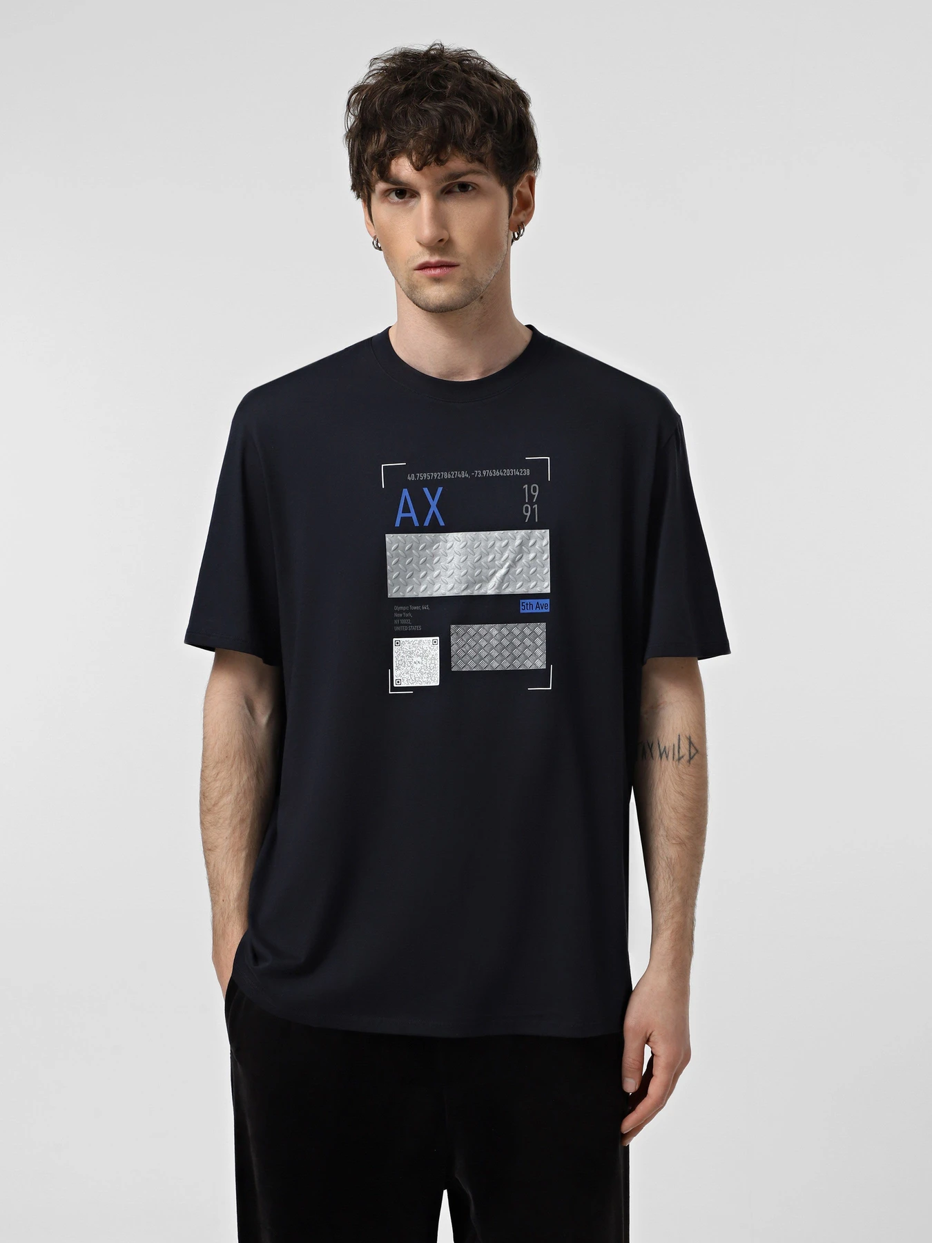 Футболки и поло Armani Exchange модель 6DZTJS-ZJA5Z-1510 Фото