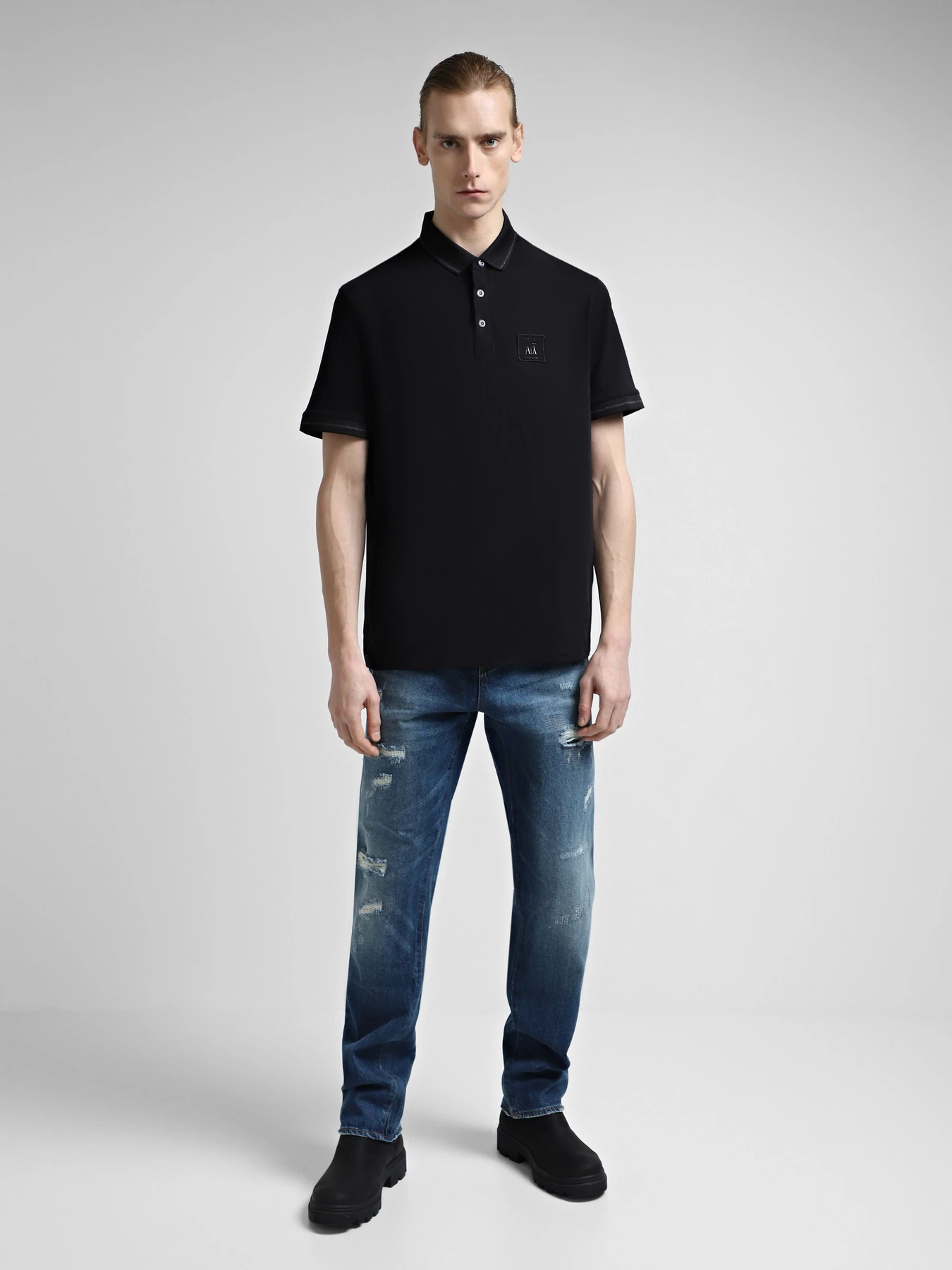 Футболки и поло Armani Exchange Icon Project модель 8NZFPQ-ZJH4Z-5237 Фото