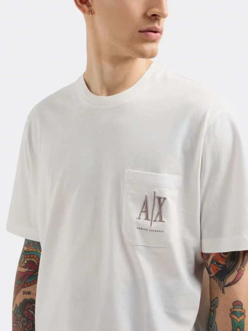 Бавовняна Чоловіча Футболка Armani Exchange фото 3