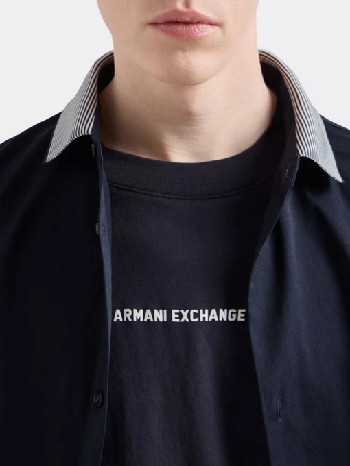 Бавовняна Чоловіча Футболка Armani Exchange фото 3